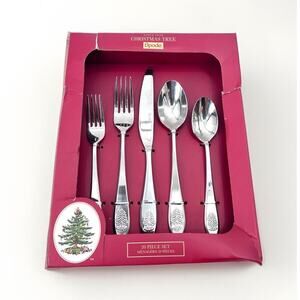 Spode CHRISTMAS TREE 20 Piece Flatware Set - Service for 4